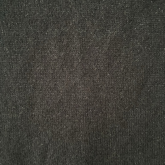 Apt 9 Black Shimmer Removeable Cowlneck Tunic Sweater L - Picture 4 of 6